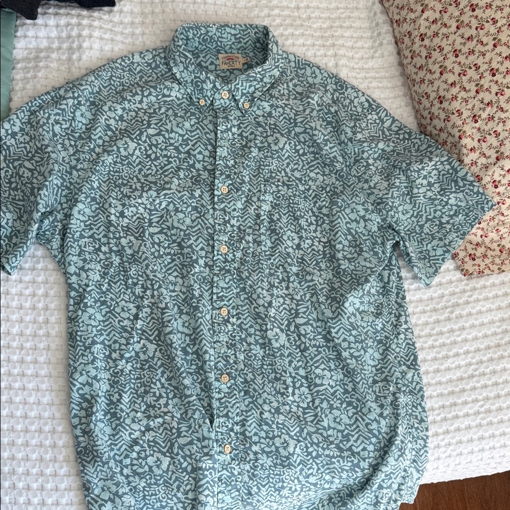 Faherty short sleeve breeze shirt